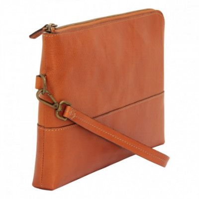 Cartella da documenti in pelle color marrone coloniale. Italianfashionglam