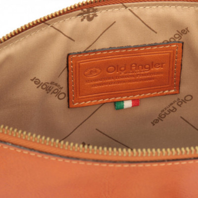 Cartella da documenti in pelle color marrone coloniale. Italianfashionglam
