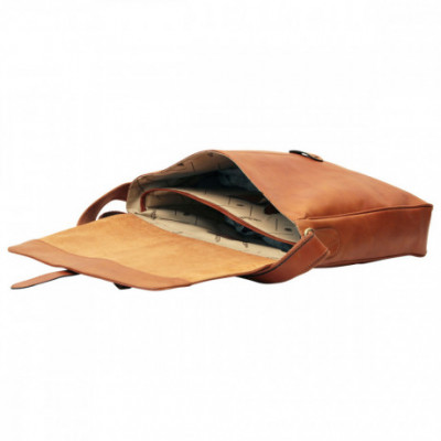 Borsa a tracolla messenger uomo in vera pelle coloniale. Italianfashionglam