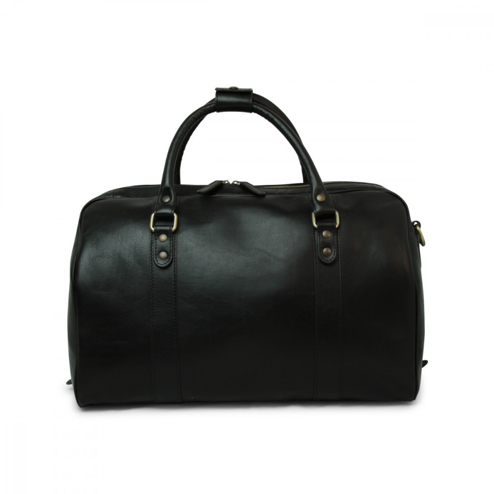 Borsa da viaggio in pelle di vitello pieno fiore color nero. Italianfashionglam Borsa da viaggio in pelle di vitello pieno fiore color nero. Italianfashionglam