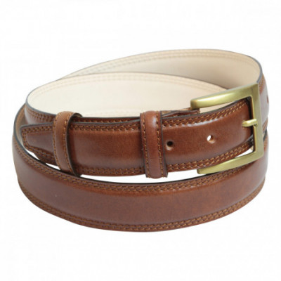 Cintura in pelle - marrone