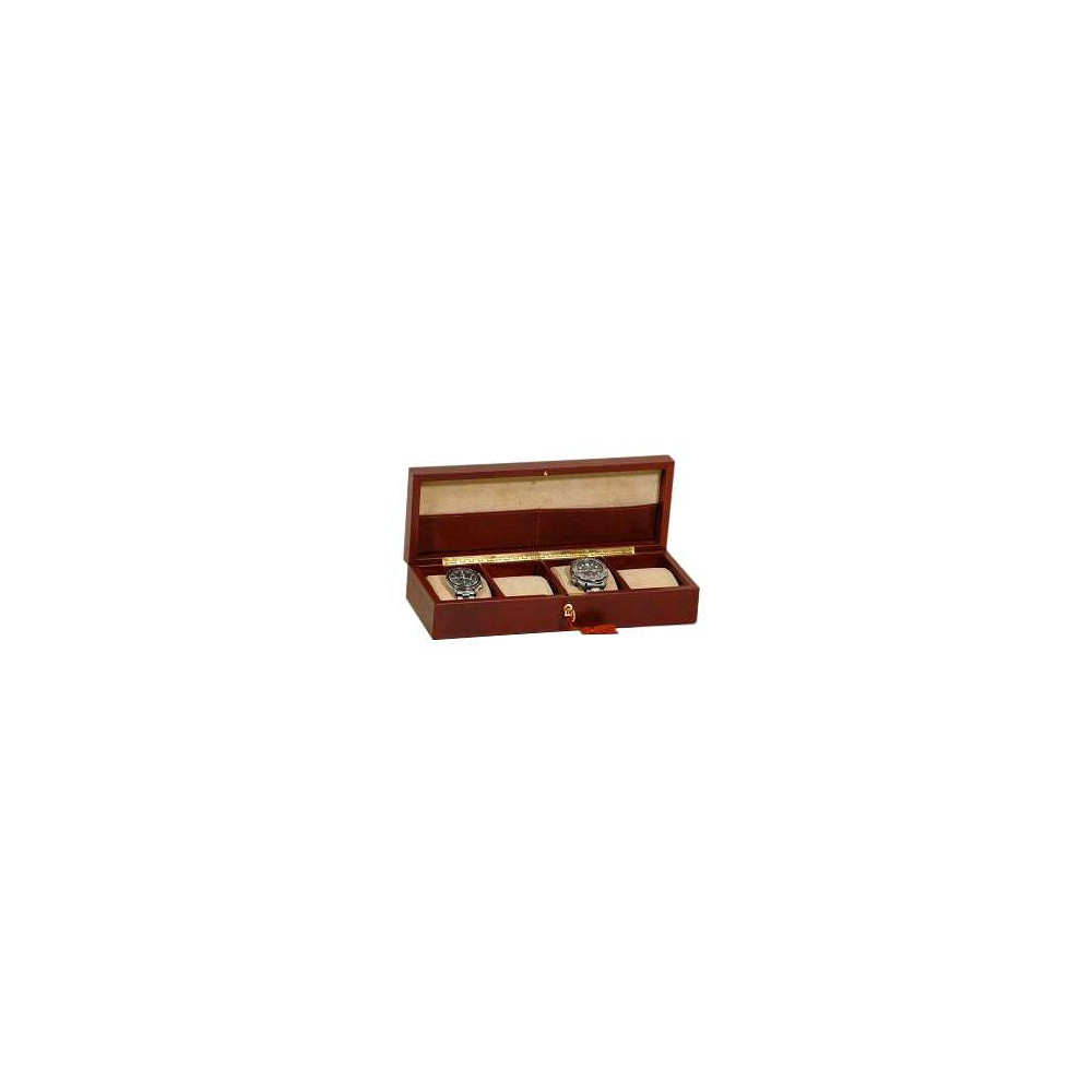 Cofanetto porta orologi in legno e pelle color marrone. Italianfashionglam Cofanetto porta orologi in legno e pelle color marrone. Italianfashionglam