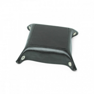 Svuotatasche vera pelle Italiana artigianale colore nero. Italianfashionglam