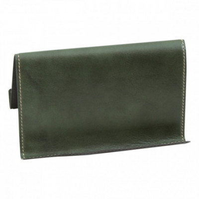 Supporto per tablet ipad e iphone vera pelle color verde. Italianfashionglam