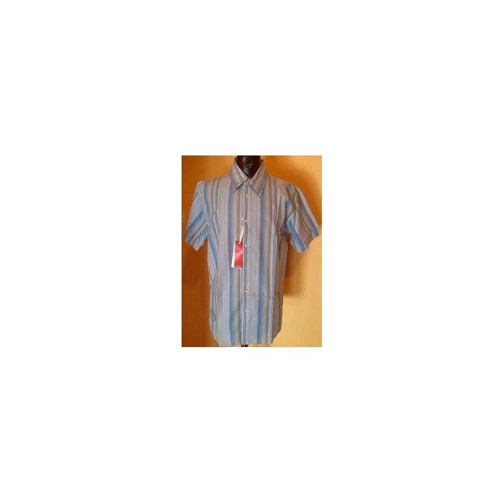 CAMICIA-UOMO-CASUAL-COTONE-COLOR-BLU-CELESTE-MANICA-CORTA-COMODA-OXER-MADE-IN-ITALY- CAMICIA-UOMO-CASUAL-COTONE-COLOR-BLU-CELESTE-MANICA-CORTA-COMODA-OXER-MADE-IN-ITALY-