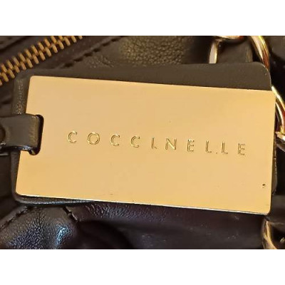 Coccinelle - Borsa da donna a spalla in vera pelle nera. Coccinelle