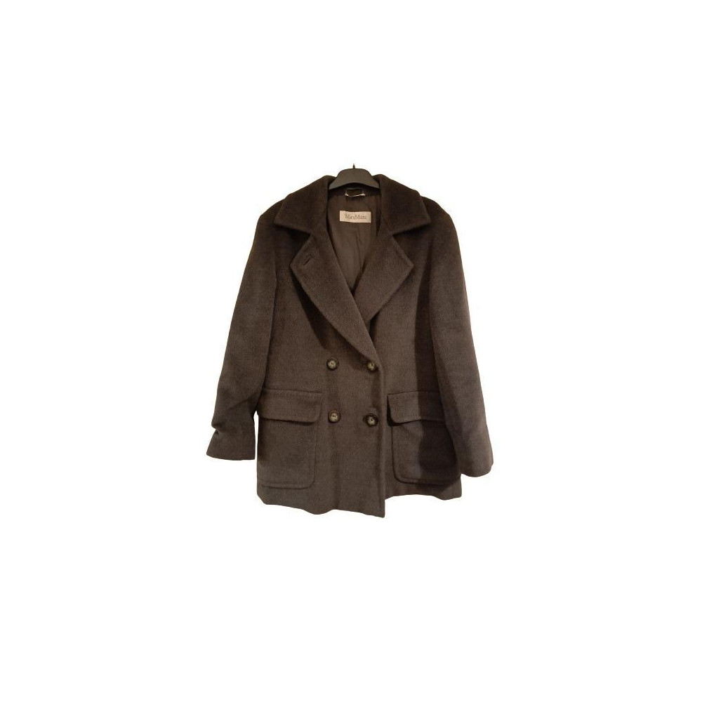 Max Mara - Giaccone da donna in lana e cashmere grigio. Italianfashionglam Max Mara - Giaccone da donna in lana e cashmere grigio. Italianfashionglam