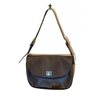 Longchamp - Borsa da donna a spalla in vera pelle fango. Italianfashionglam