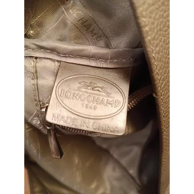 Longchamp - Borsa da donna a spalla in vera pelle fango. Italianfashionglam