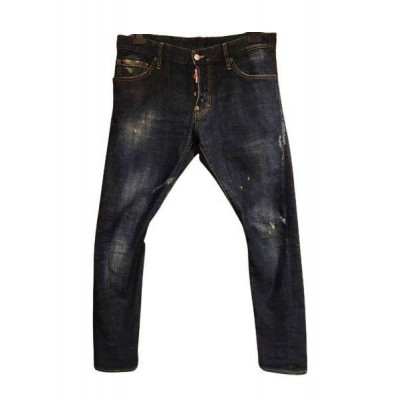 Dsquared2 - Blue jeans fashion da uomo cotone 5 tasche . Italianfashionglam