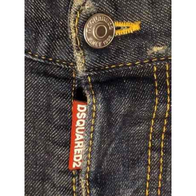 Dsquared2 - Blue jeans fashion da uomo cotone 5 tasche . Italianfashionglam