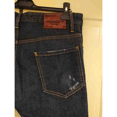 Dsquared2 - Blue jeans fashion da uomo cotone 5 tasche . Italianfashionglam