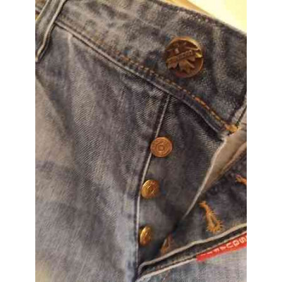 Dsquared2 - Blue jeans da uomo in cotone denim stinto 5 tasche. Italianfashionglam