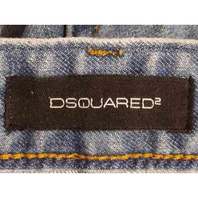 Dsquared2 - Blue jeans da uomo in cotone denim stinto 5 tasche. Italianfashionglam