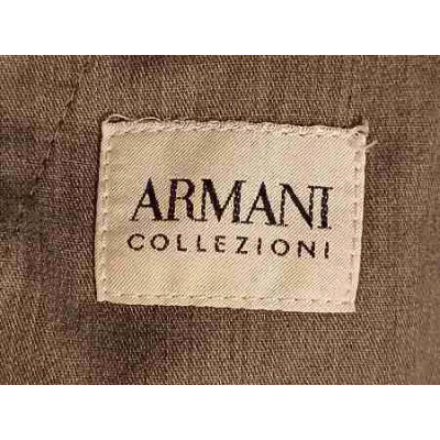 Armani Collezioni - Pantalone da uomo in viscosa grigio Principe di Galles. Italianfashionglam
