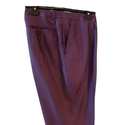 Paul Smith - Pantalone da uomo in fresco di lana malva. Italianfashionglam