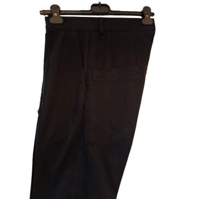 Isabel Benenato - Pantalone glam uomo in cotone nero. Italianfashionglam