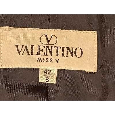 Valentino - Tailleur in pura lana blu scuro in gessato bianco. Italianfashionglam