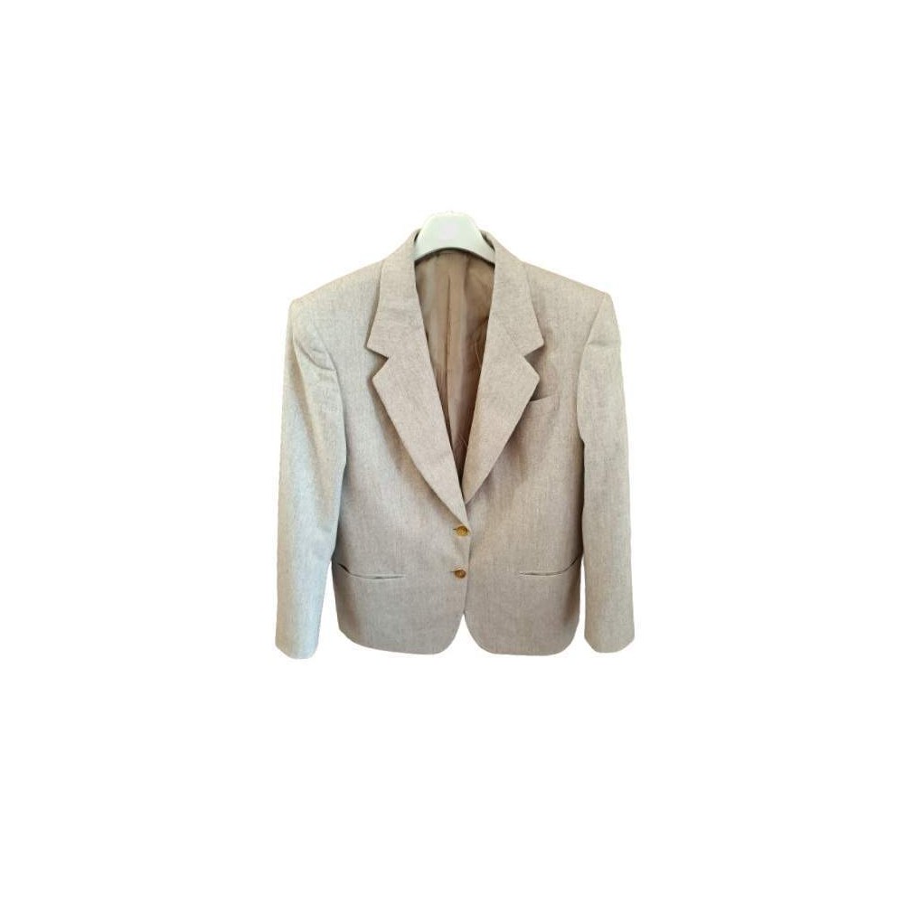 Brioni - Giacca da donna in pura lana vergine color beige. Italianfashionglam Brioni - Giacca da donna in pura lana vergine color beige. Italianfashionglam