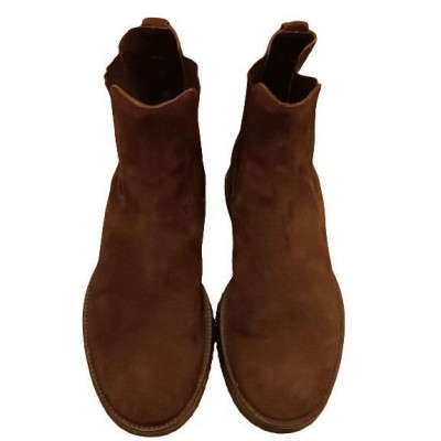 Hogan Chelsea Boots - Stivaletto da uomo in pelle marrone. Italianfashionglam