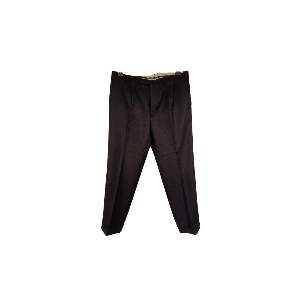 Canali - Pantalone da uomo in lana vergine color grigio scuro. Italianfashionglam Canali - Pantalone da uomo in lana vergine color grigio scuro. Italianfashionglam