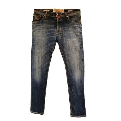 Jacob Cohën - Blue jeans da uomo in cotone denim slim fit. Italianfashionglam