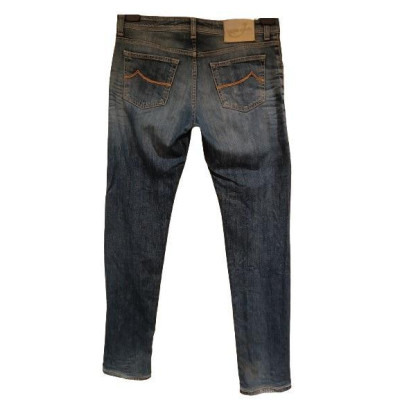 Jacob Cohën - Blue jeans da uomo in cotone denim slim fit. Italianfashionglam