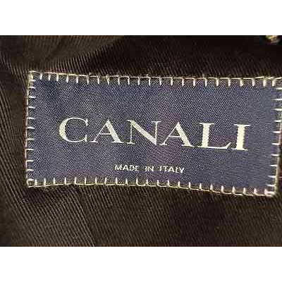 Canali - Giacca da uomo in fustagno di cotone color nero. Italianfashionglam