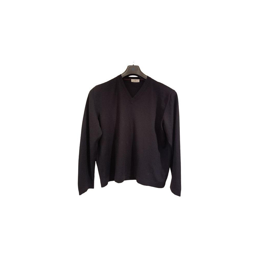 Valentino - Pullover da uomo in lana Merino 100% di colore nero. Italianfashionglam Valentino - Pullover da uomo in lana Merino 100% di colore nero. Italianfashionglam