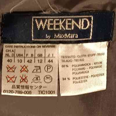 MaxMara Weekend - Mini gonna in poliammidica grigio. Italianfashionglam