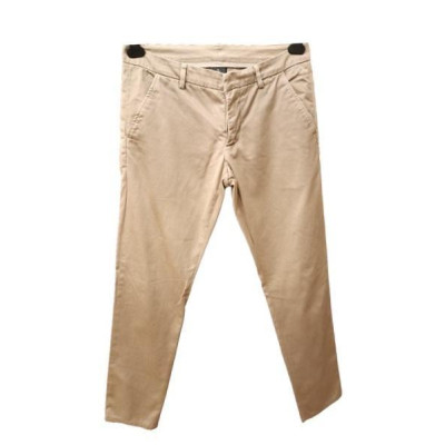 Dondup - Pantalone da uomo in cotone color beige. Italianfashionglam