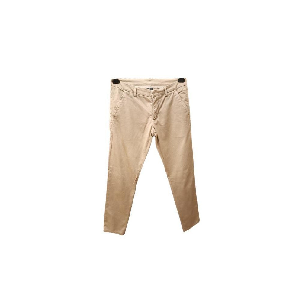 Dondup - Pantalone da uomo in cotone color beige. Italianfashionglam