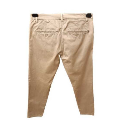 Dondup - Pantalone da uomo in cotone color beige. Italianfashionglam