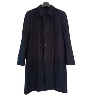 Canali - Cappotto da uomo in lana cashmere di colore blu- Italianfashionglam