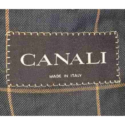 Canali - Cappotto da uomo in lana cashmere di colore blu- Italianfashionglam