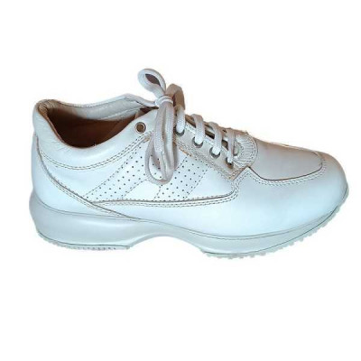 Hogan - Sneakers da donna in vera pelle di colore bianco - Italianfashionglam