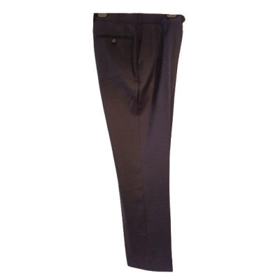 Corneliani - Pantalone da uomo in fresco di lana nero - Italianfashionglam
