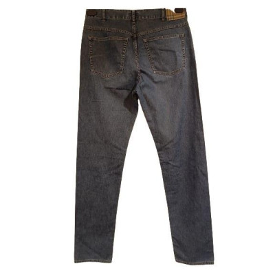 Burberry - Blue jeans glam uomo in cotone denim 5 tasche - Italianfashionglam