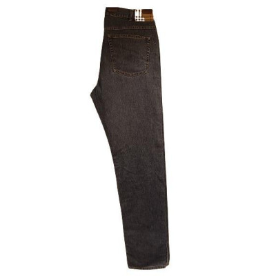 Burberry - Blue jeans glam uomo in cotone denim 5 tasche - Italianfashionglam