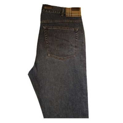 Burberry - Blue jeans glam uomo in cotone denim 5 tasche - Italianfashionglam