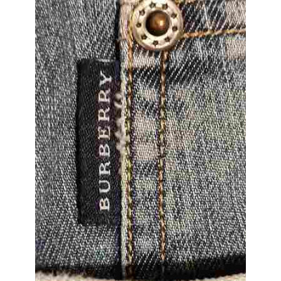 Burberry - Blue jeans glam uomo in cotone denim 5 tasche - Italianfashionglam