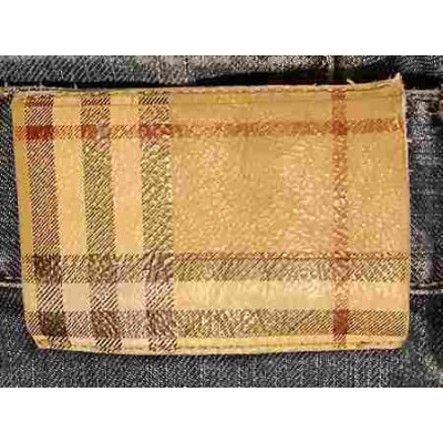 Burberry - Blue jeans glam uomo in cotone denim 5 tasche - Italianfashionglam