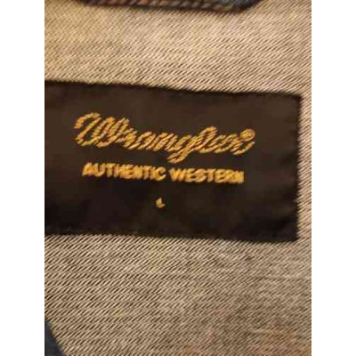 Wrangler - Giubbino fashion uomo in cotone denim blue - Italianfashionglam