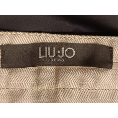 Liu Jo - Pantalone glamour da uomo dritti in cotone blu - Italianfashionglam