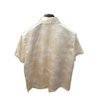 Fendissime - Camicia fashion da donna in poliestere beige e bianco - Italianfashionglam