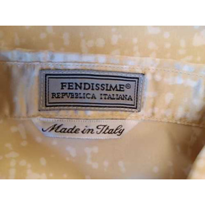 Fendissime - Camicia fashion da donna in poliestere beige e bianco - Italianfashionglam