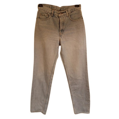 Levi Strauss - Blue jeans da donna cotone stinto 5 tasche - Italianfashionglam