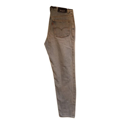 Levi Strauss - Blue jeans da donna cotone stinto 5 tasche - Italianfashionglam