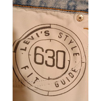 Levi Strauss - Blue jeans da donna cotone stinto 5 tasche - Italianfashionglam