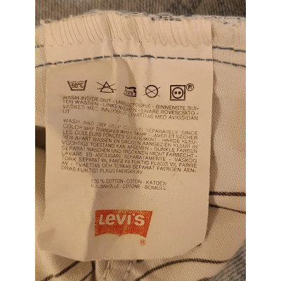 Levi Strauss - Blue jeans da donna cotone stinto 5 tasche - Italianfashionglam